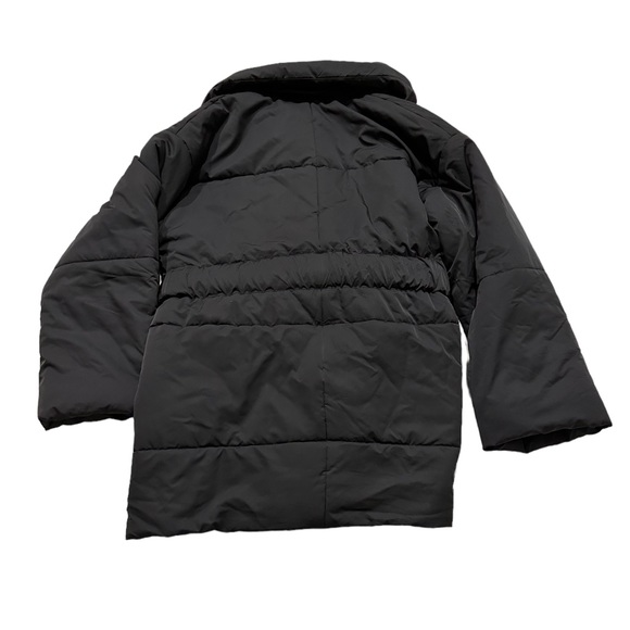 Proenza Schouler Matte Black Short Puffer with Tie Belt Rare - Picture 5 of 7